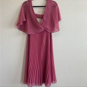 NWT ASOS Pink Pleated Dress